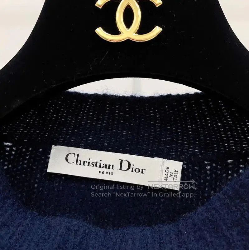 Dior Dior Blue Striped Cashmere Sweater for Women . Size S / US 4 / IT 40 - 2 Thumbnail