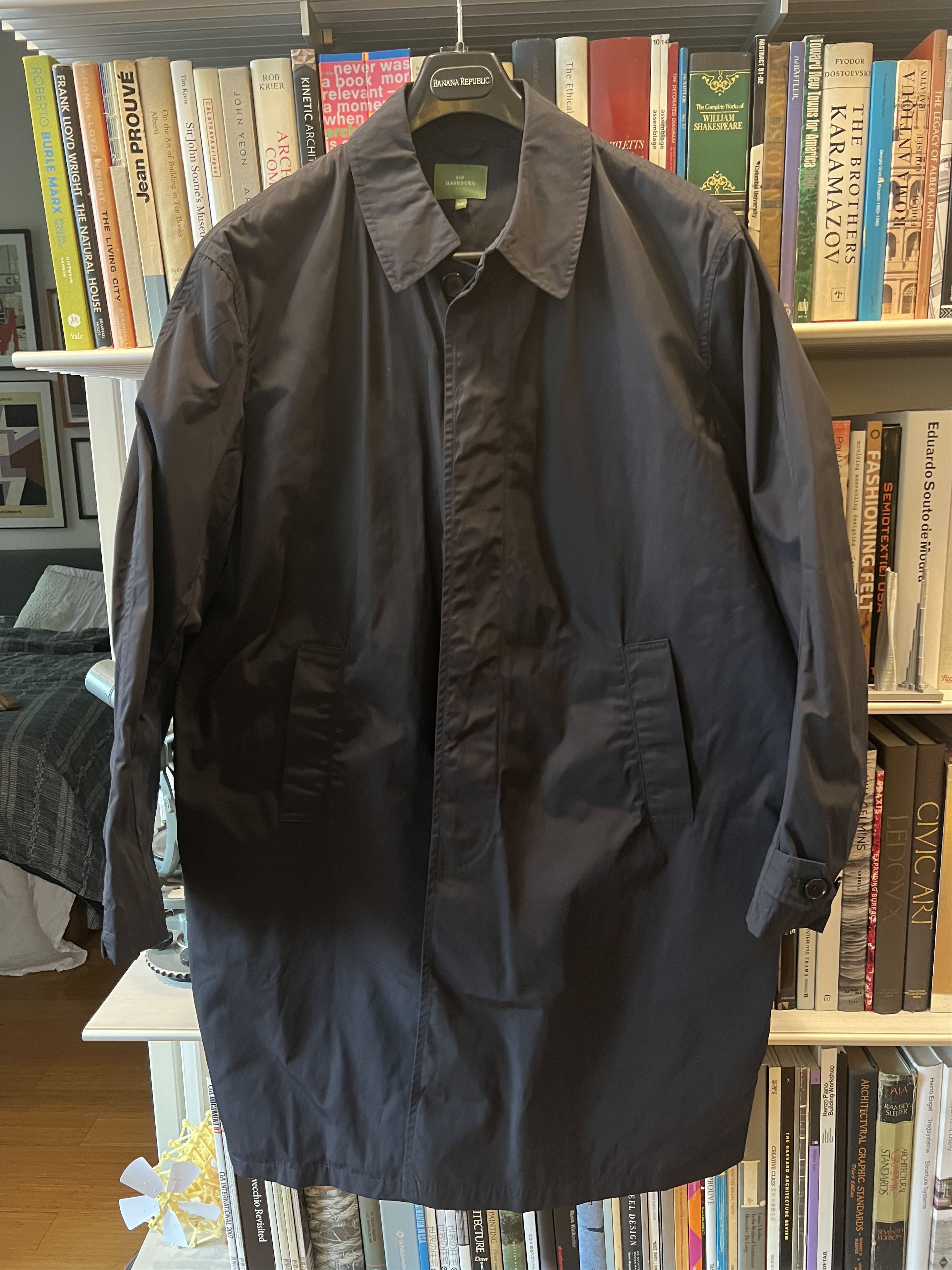Sid Mashburn Sid Mashburn Traveller Nylon Mac - Navy - XXL Size US XXL / EU 58 / 5 - 5 Thumbnail