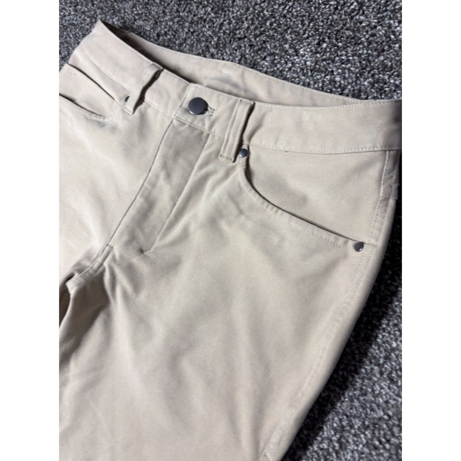Lululemon Lululemon ABC Pants Mens 32x28 Slim Fit Utilitech Canvas Twill LM5ABN Chino Casual Business Travel Pant Beige 5-Pocket Mens Slim fits Men Size US 32 / EU 48 - 6 Thumbnail
