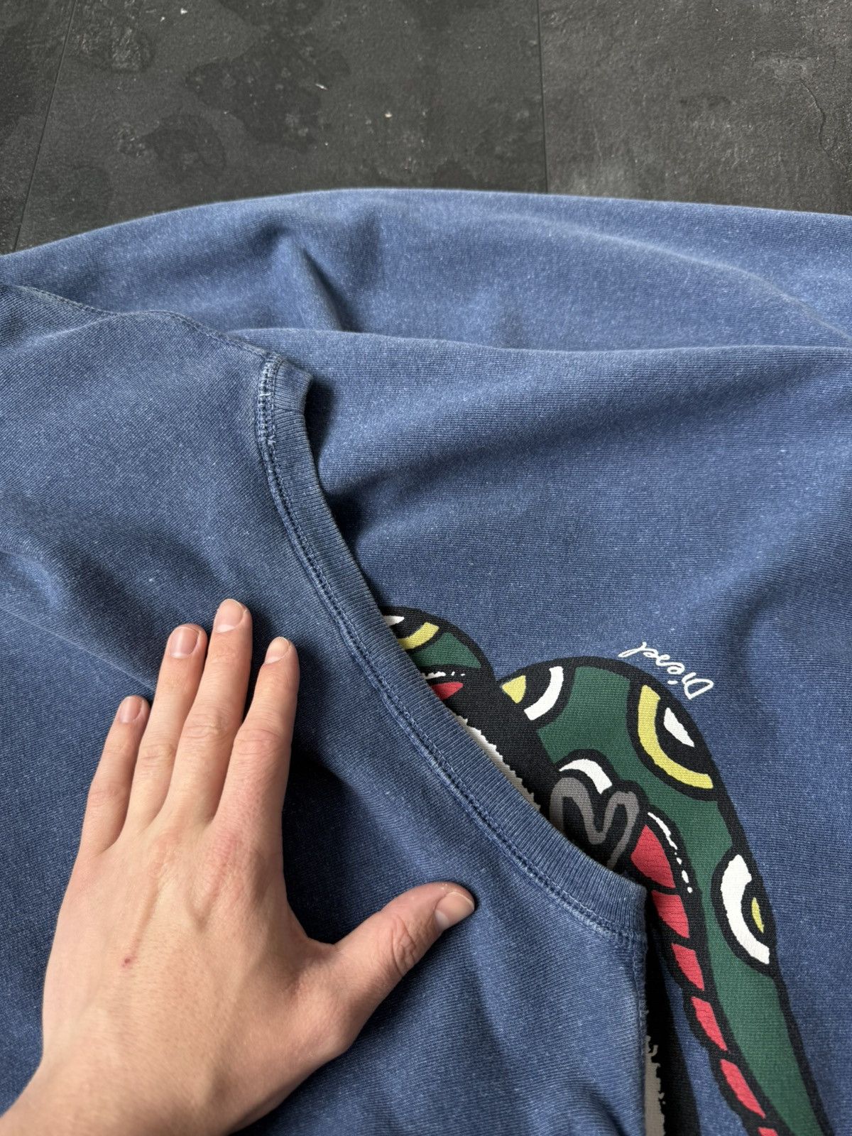 Diesel × Vintage Vintage diesel rare big logo snake sweatshirt Size US M / EU 48-50 / 2 - 9 Thumbnail