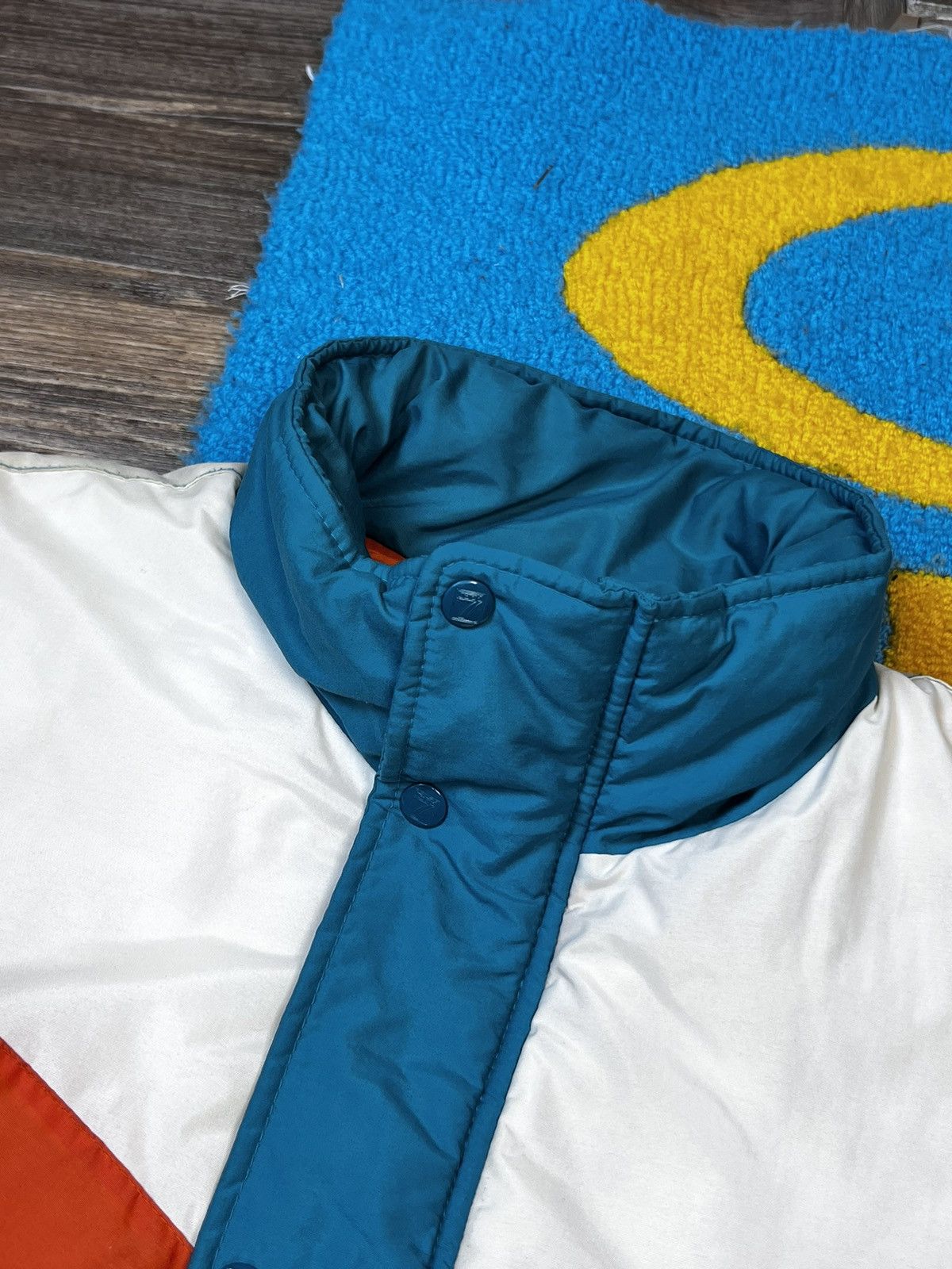 Logo 7 × NFL × Vintage Vintage 90’s 7 Logo Miami Dolphins NFL Tricolour Jacket Size US L / EU 52-54 / 3 - 13 Thumbnail
