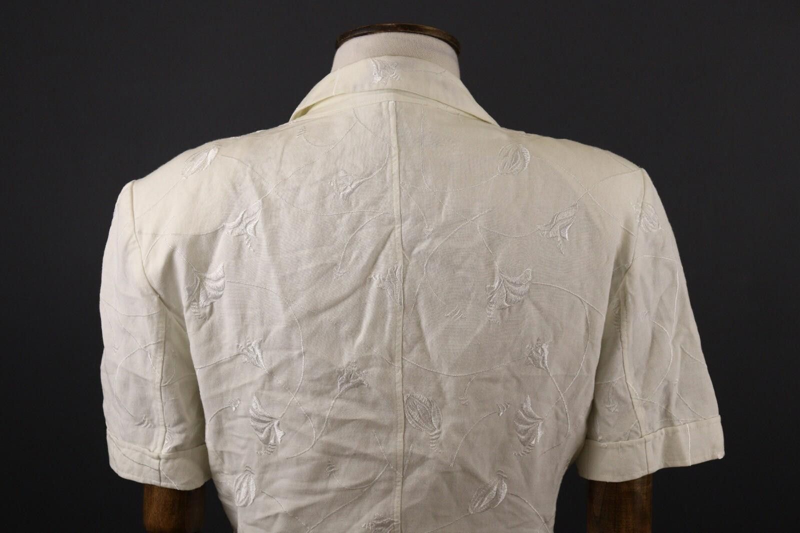Polo Ralph Lauren Laurel by Escada Linen Floral Blouse Shirt Size 38 Size M / US 6-8 / IT 42-44 - 7 Thumbnail