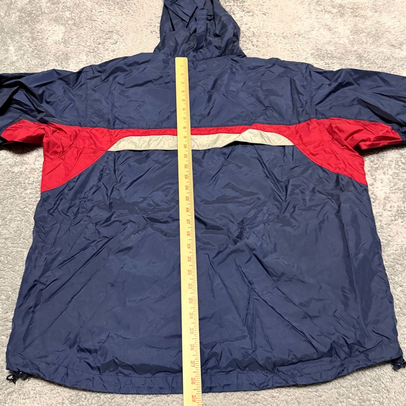 Vintage Columbia Jacket Mens XL Blue Red Nylon Hooded Rain Coat Windbreaker Size US XL / EU 56 / 4 - 5 Thumbnail
