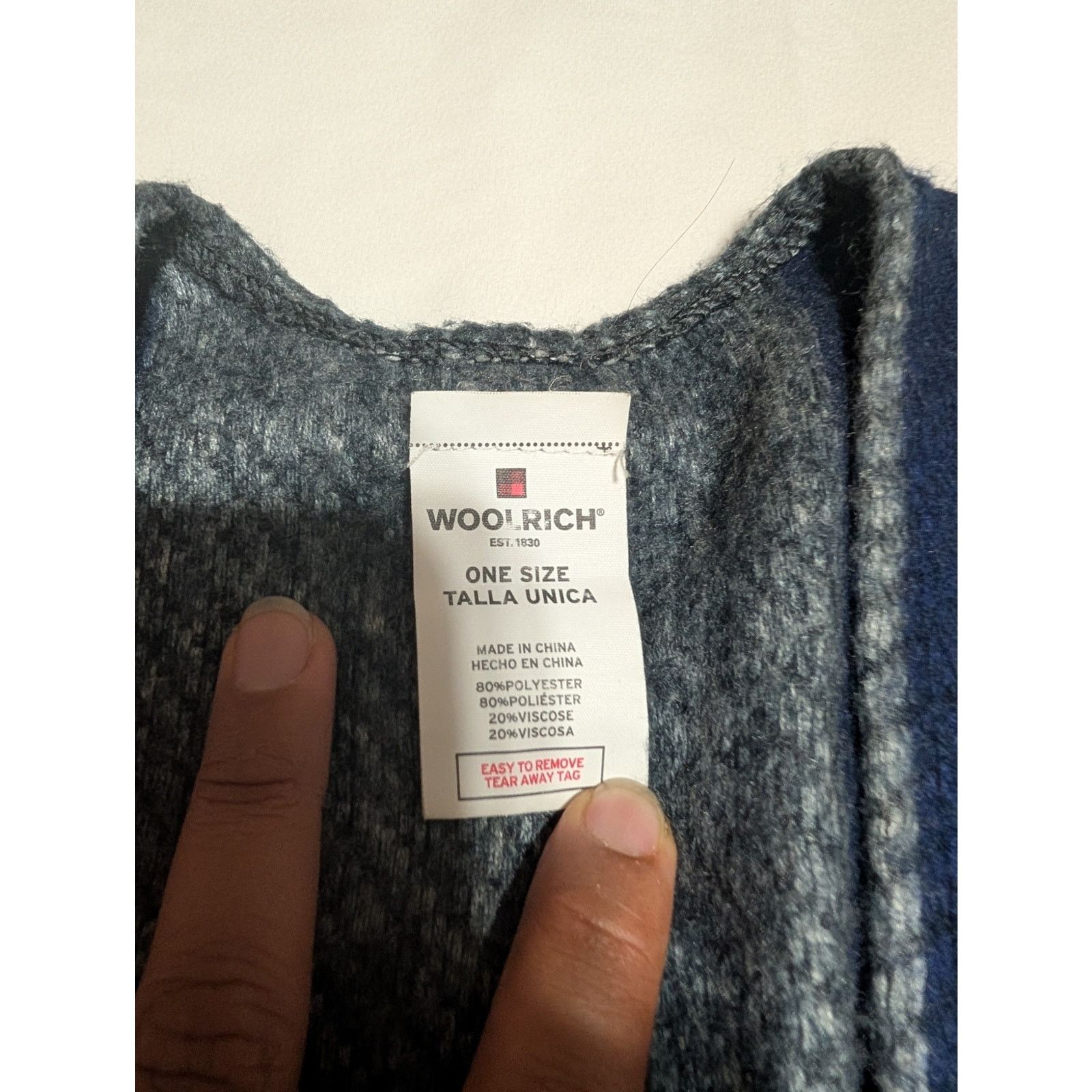 Other Woolrich Cozy Plaid Blanket Wrap Shoal One Size Cozy Soft Size ONE SIZE - 6 Thumbnail