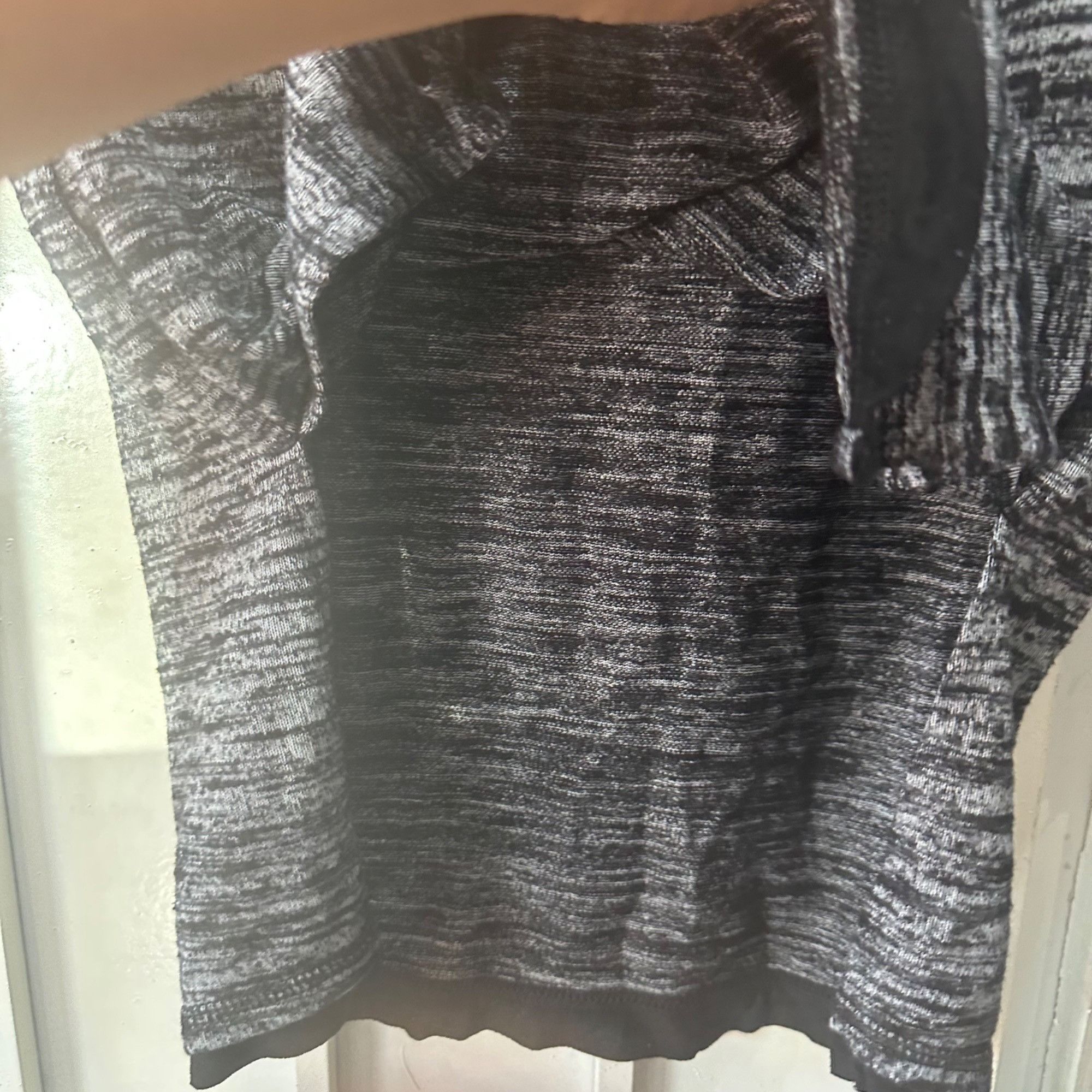 Other ✨Democracy XS Womens Large Cowl Neck Knit Top Tunic Gray Bla Size XS / US 0-2 / IT 36-38 - 8 Thumbnail