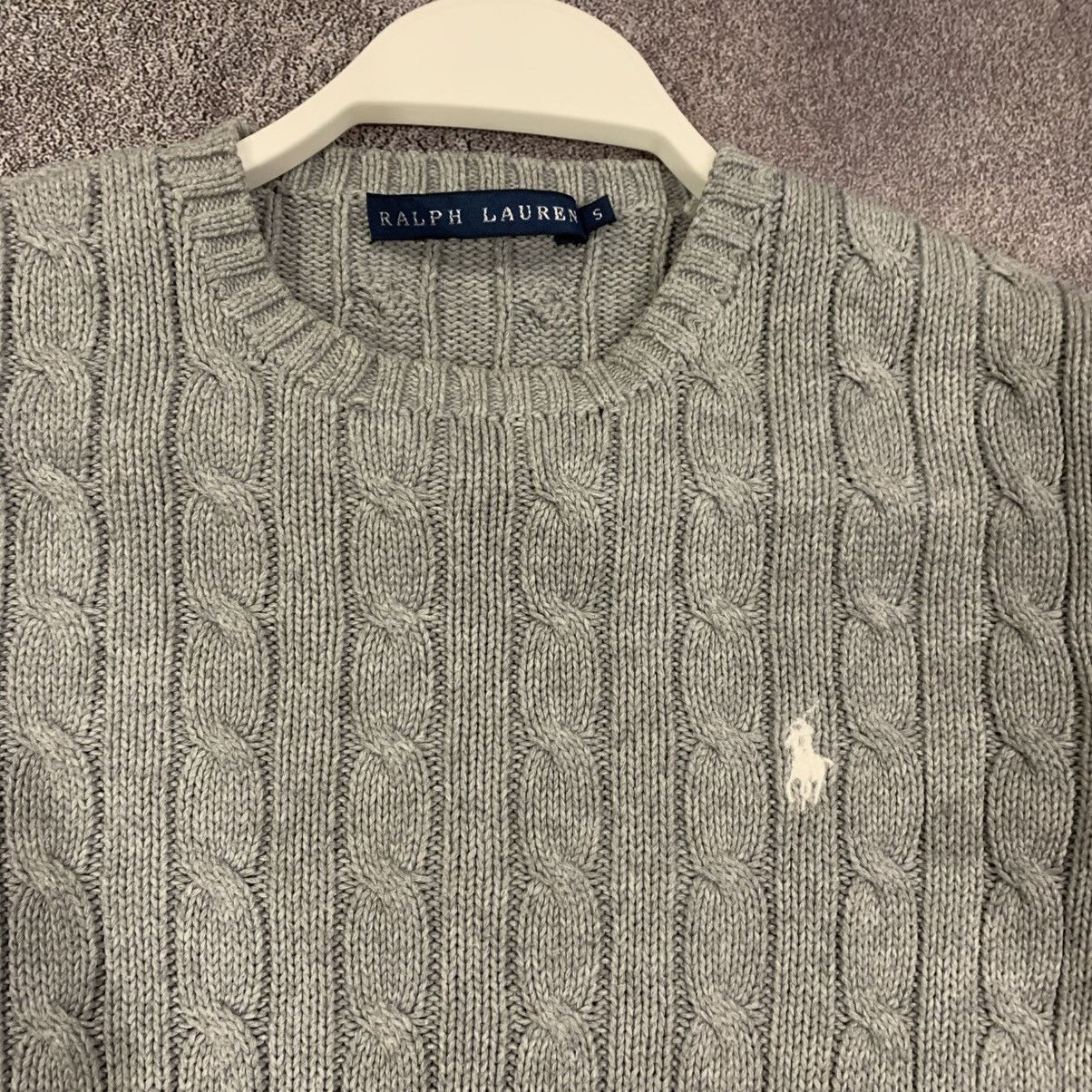 Polo Ralph Lauren Vintage Polo Ralph Lauren Gray Knited Sweater Size S Size S / US 4 / IT 40 - 10 Thumbnail