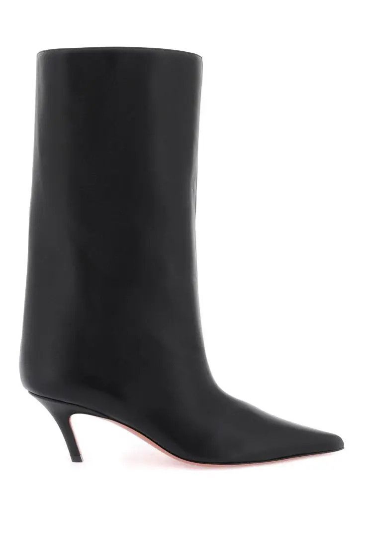 image of Amina Muaddi O1S22I1N0324 Fiona Boots In Black, Women's (Size 8)