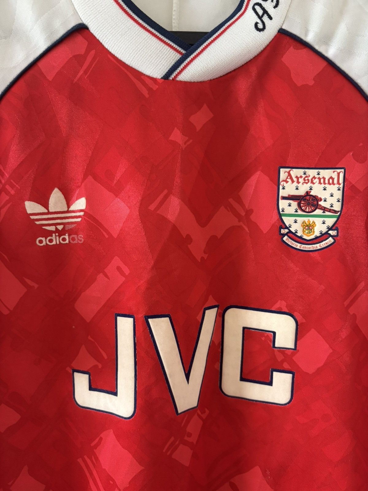 Arsenal adidas 1990-1992 domowa vintage — zdjęcie 2