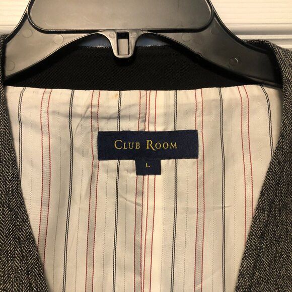 Club Room club room men's gray 65%polyester 35%rayon 5 button vest L Size US L / EU 52-54 / 3 - 2 Thumbnail