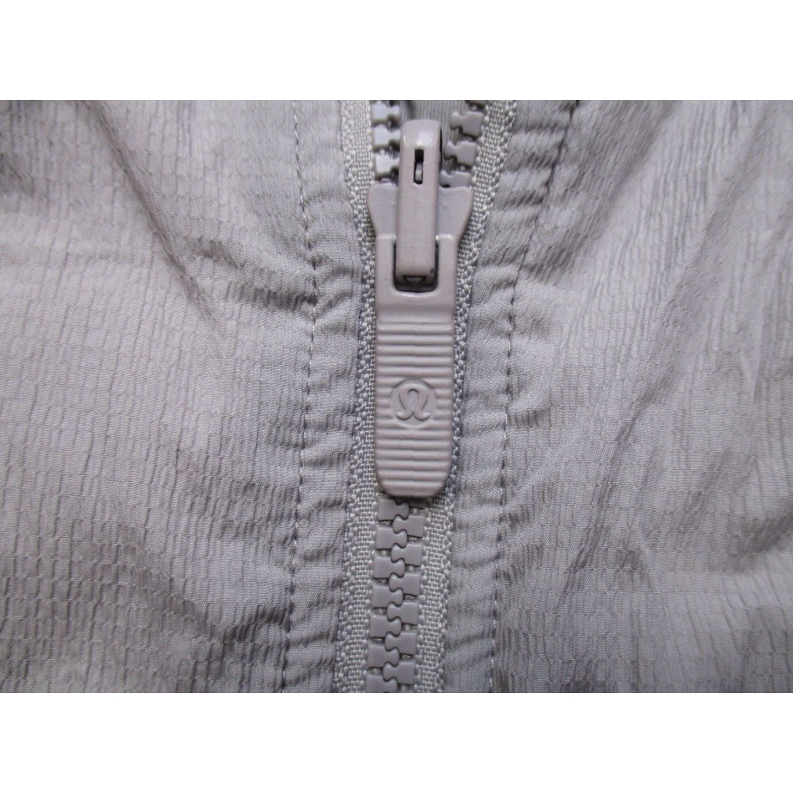 Lululemon Non Stop Bomber Jacket Womens 4 Gray Reversible Zip Front Lightweight Jacket