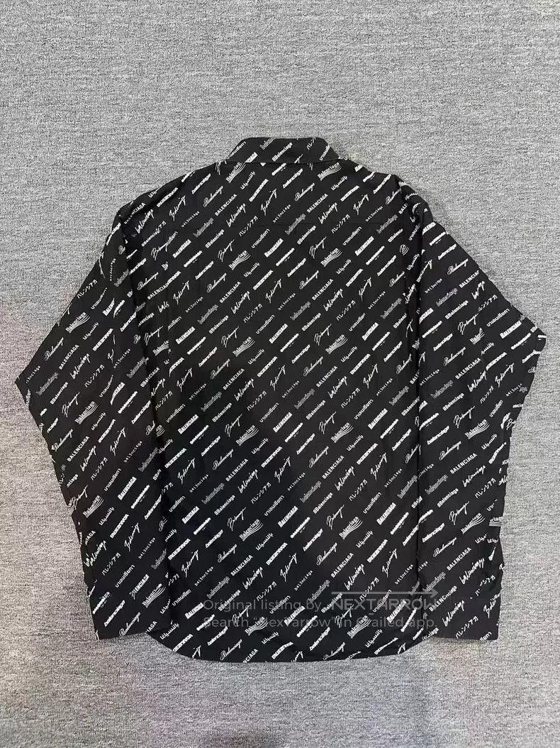 Balenciaga Balenciaga Bullet Screen Letter Logo Shirt Long Sleeve Size XS / US 0-2 / IT 36-38 - 2 Thumbnail