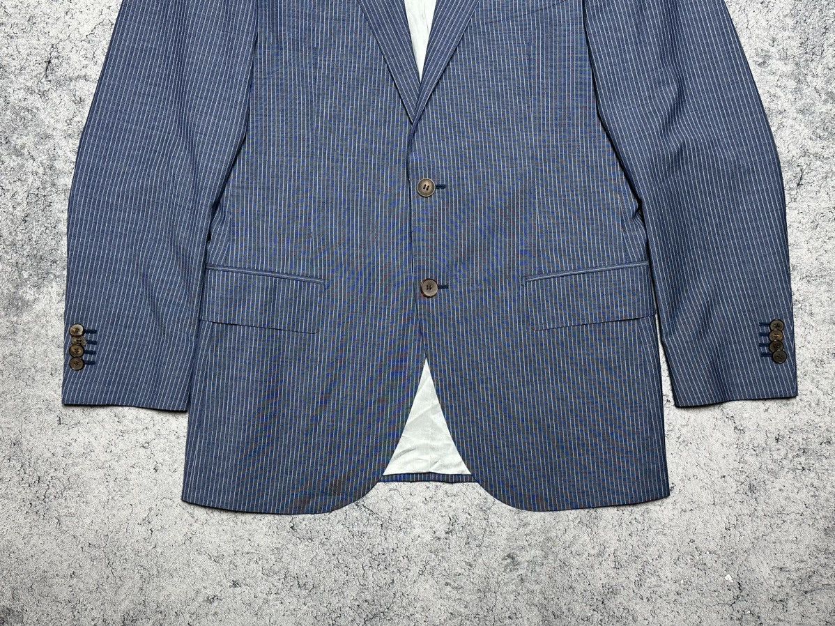Suitsupply Suitsupply Guabello Wool Mohair Striped Blazer Jacket Size 40R - 3 Thumbnail