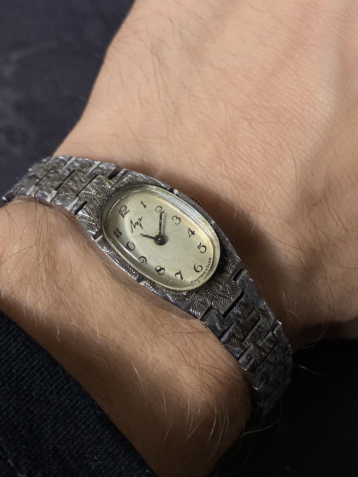 Jewelry Vintage Luch Watch, USSR, Mechanical Size ONE SIZE - 8 Thumbnail
