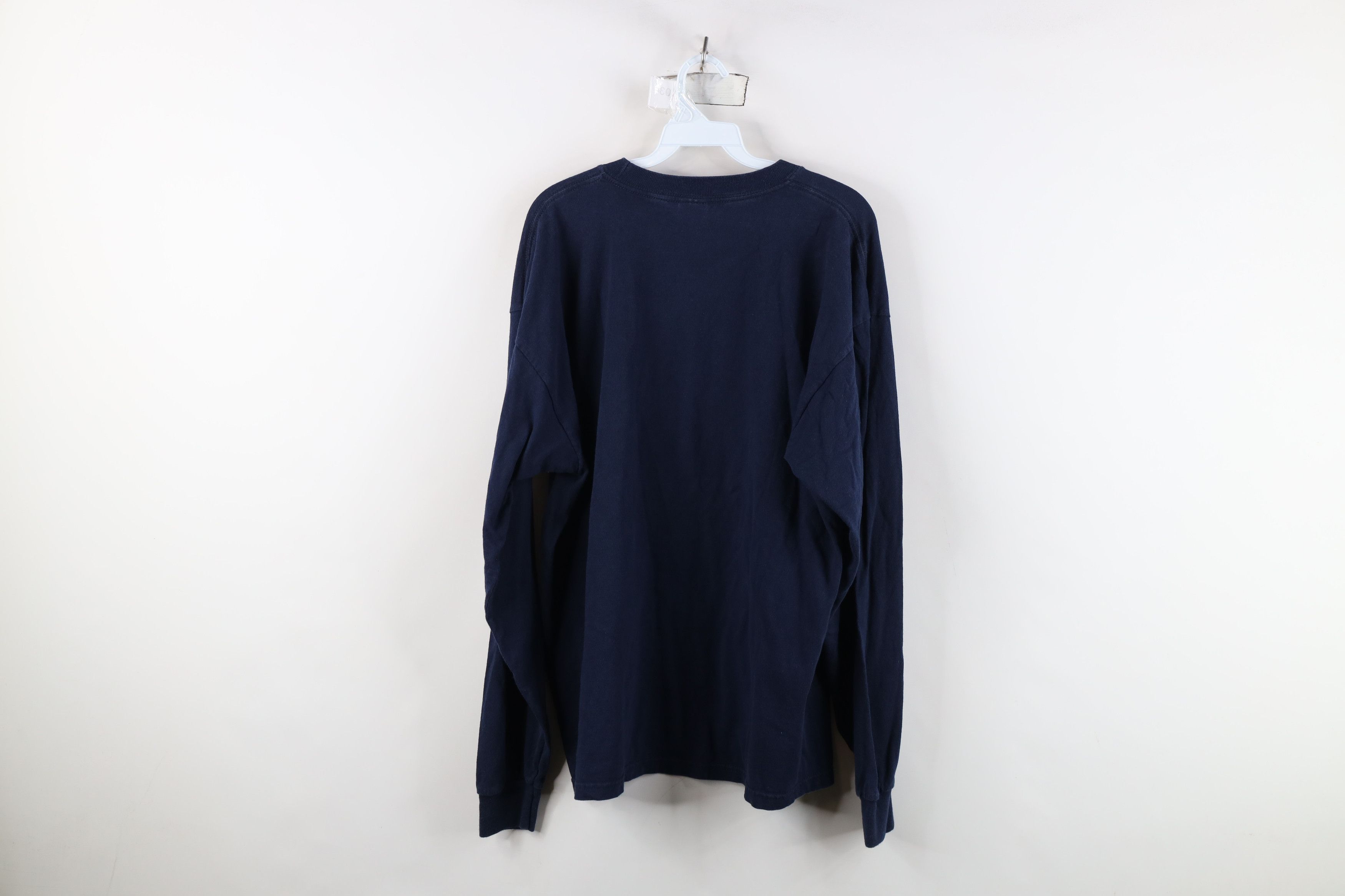 Vintage Vintage 90s University of Michigan Long Sleeve T-Shirt Size US XL / EU 56 / 4 - 9 Thumbnail