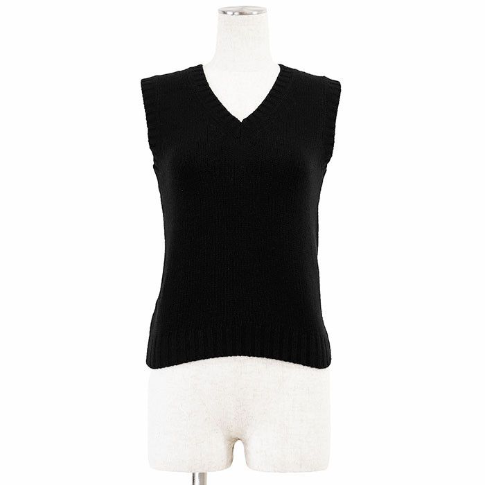 Prada Prada Prada Wool Cashmere Knit Vest Others Tops 38DNA871 DUTY FREE for USA Size ONE SIZE - 1 Thumbnail