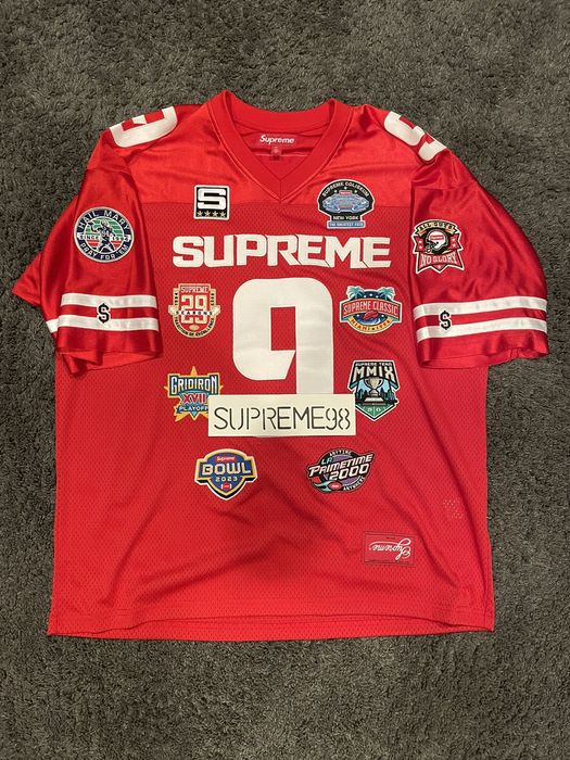 Supreme Supreme Championships Embroidered Football Jersey | Grailed