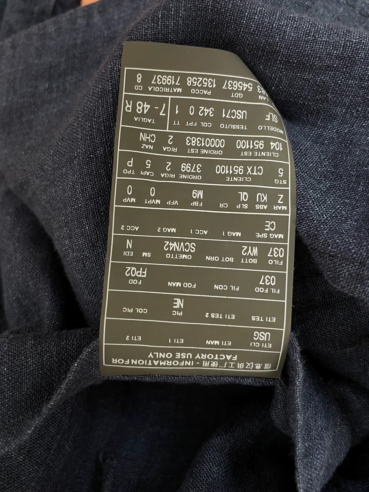 Ermenegildo Zegna Ermenegildo Zegna Premium Suit Jacket Blue Textured 48 Size 48R - 5 Thumbnail