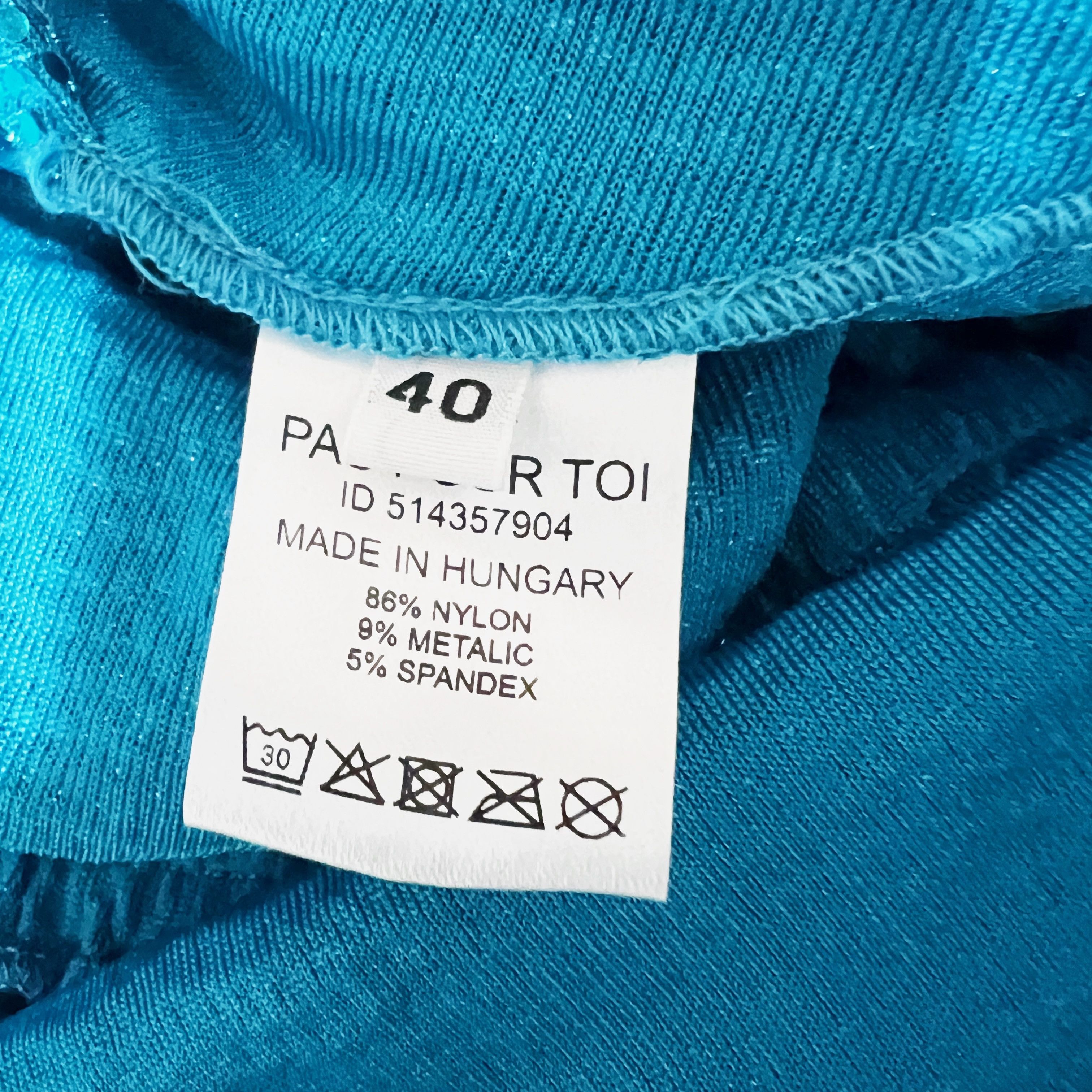 Dodo Bar Or Dodo Bar Or Kimel Sequined Blue Glitter Size S / US 4 / IT 40 - 3 Thumbnail