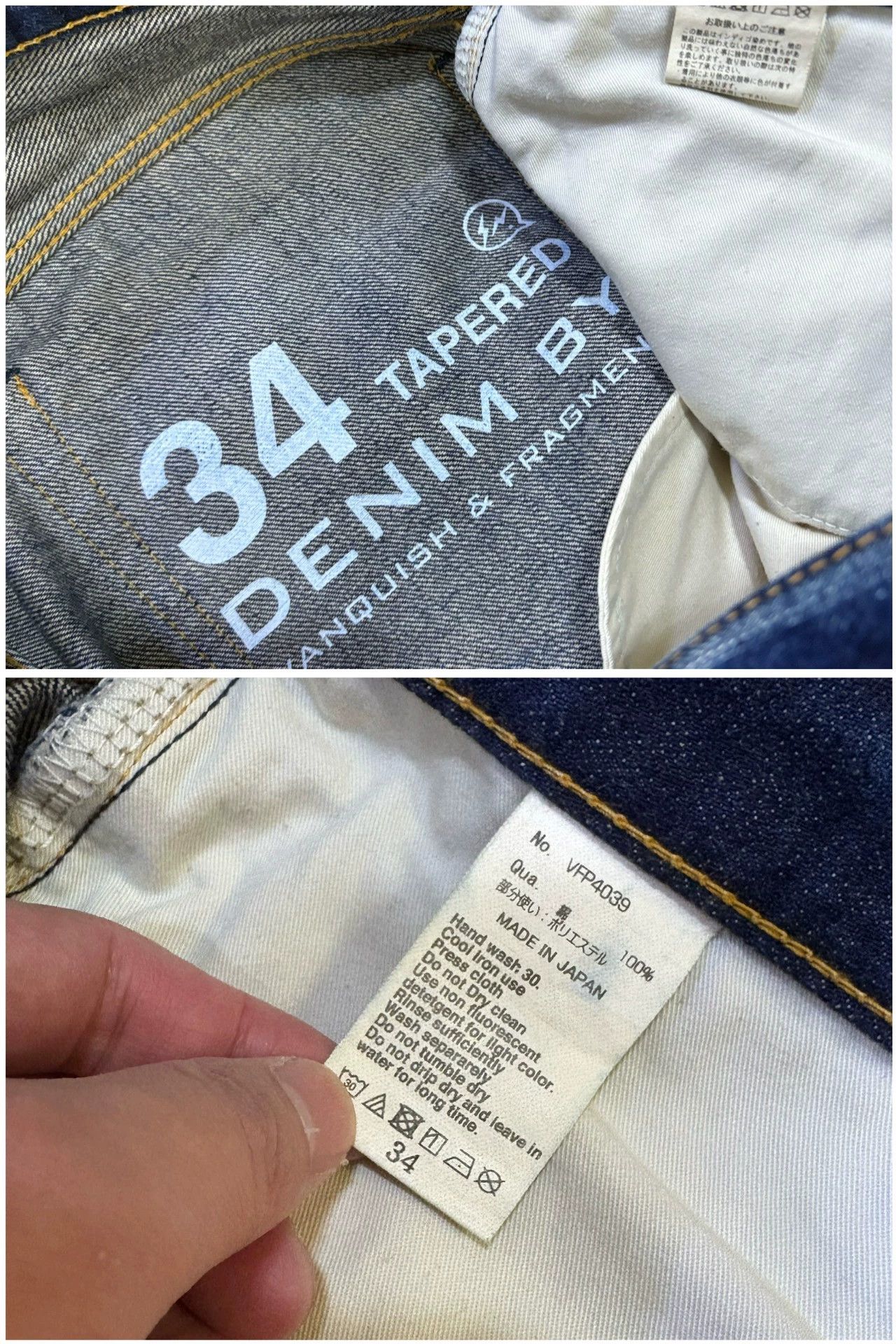 Vanquish VANQUISH & FRAGMENT King Lightning Cut Washed 9Denim W34 Size US 34 / EU 50 - 8 Thumbnail