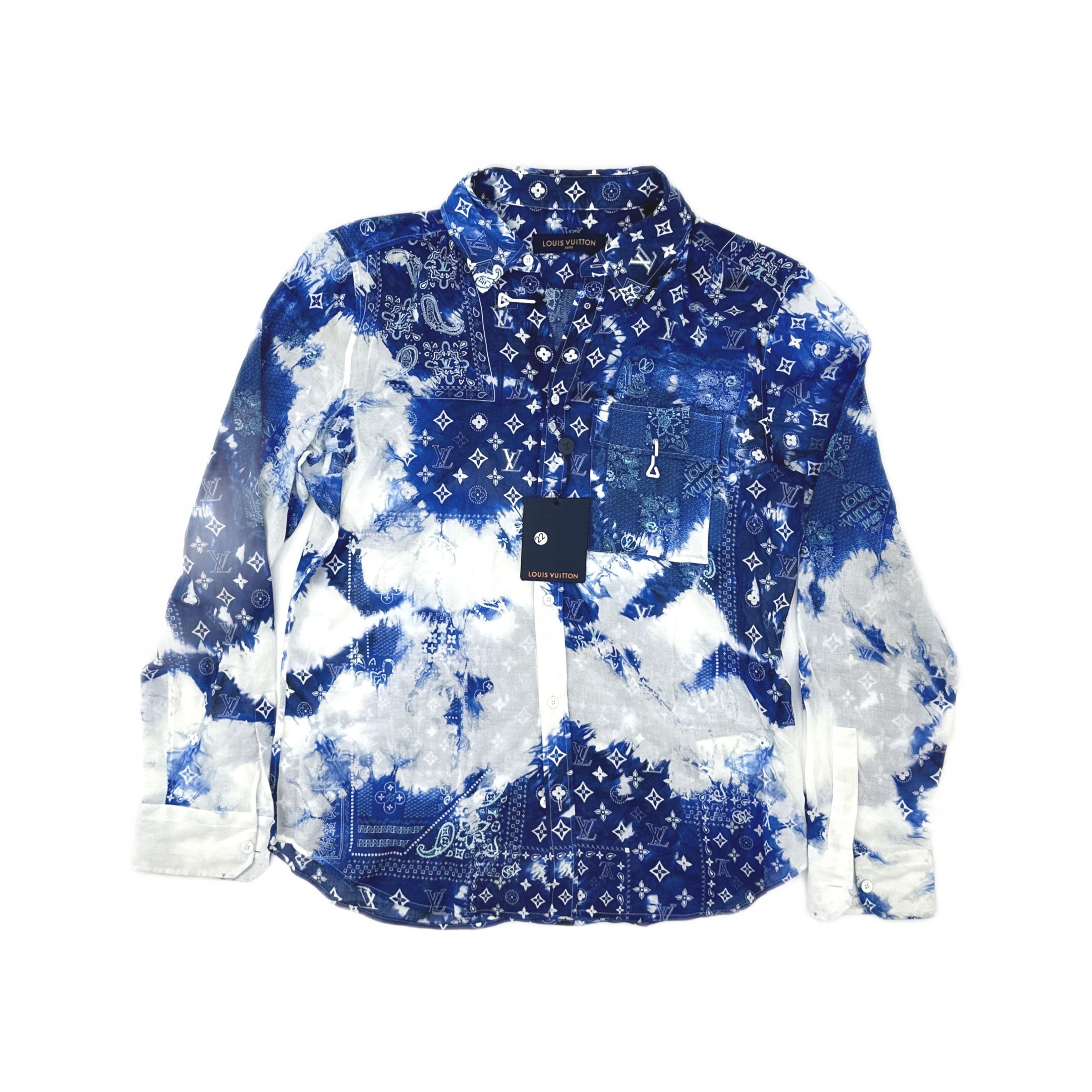 Louis Vuitton Louis Vuitton Monogram Tie-Dye Shirt Size L Size US L / EU 52-54 / 3 - 1 Thumbnail