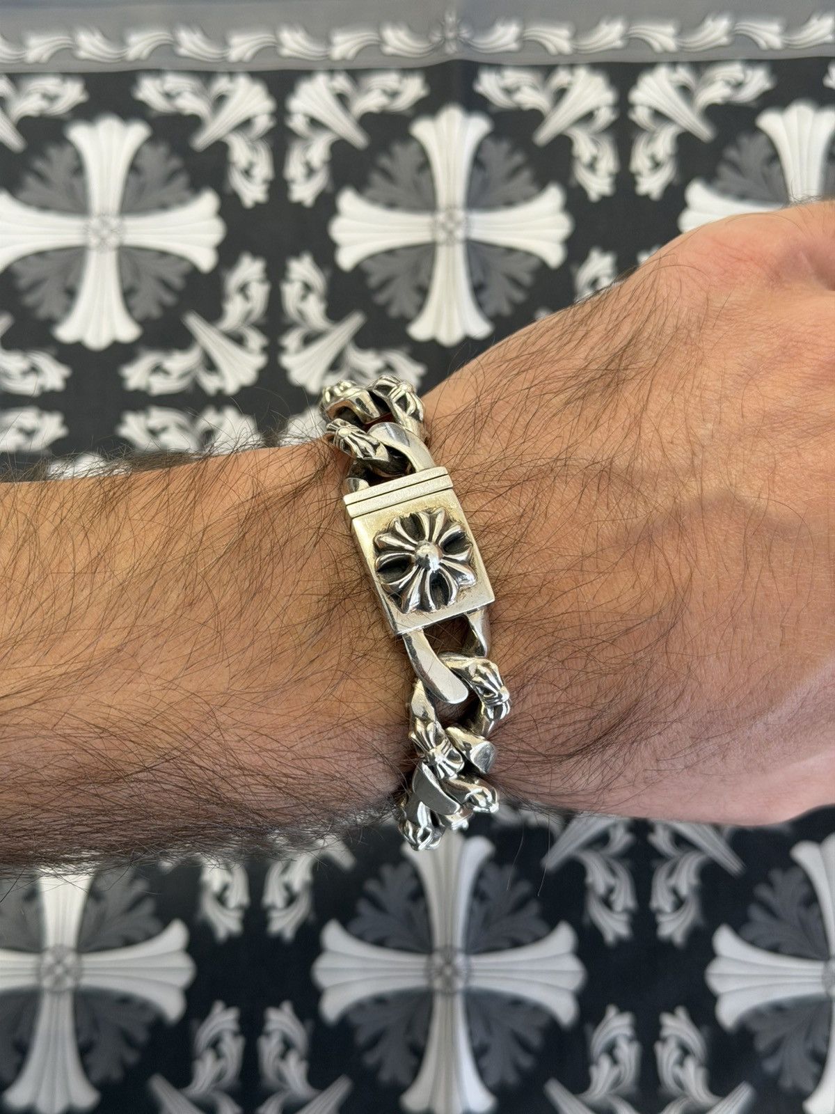 Chrome Hearts Chrome Hearts Fancy Link Cross Bracelet Size ONE SIZE - 7 Thumbnail