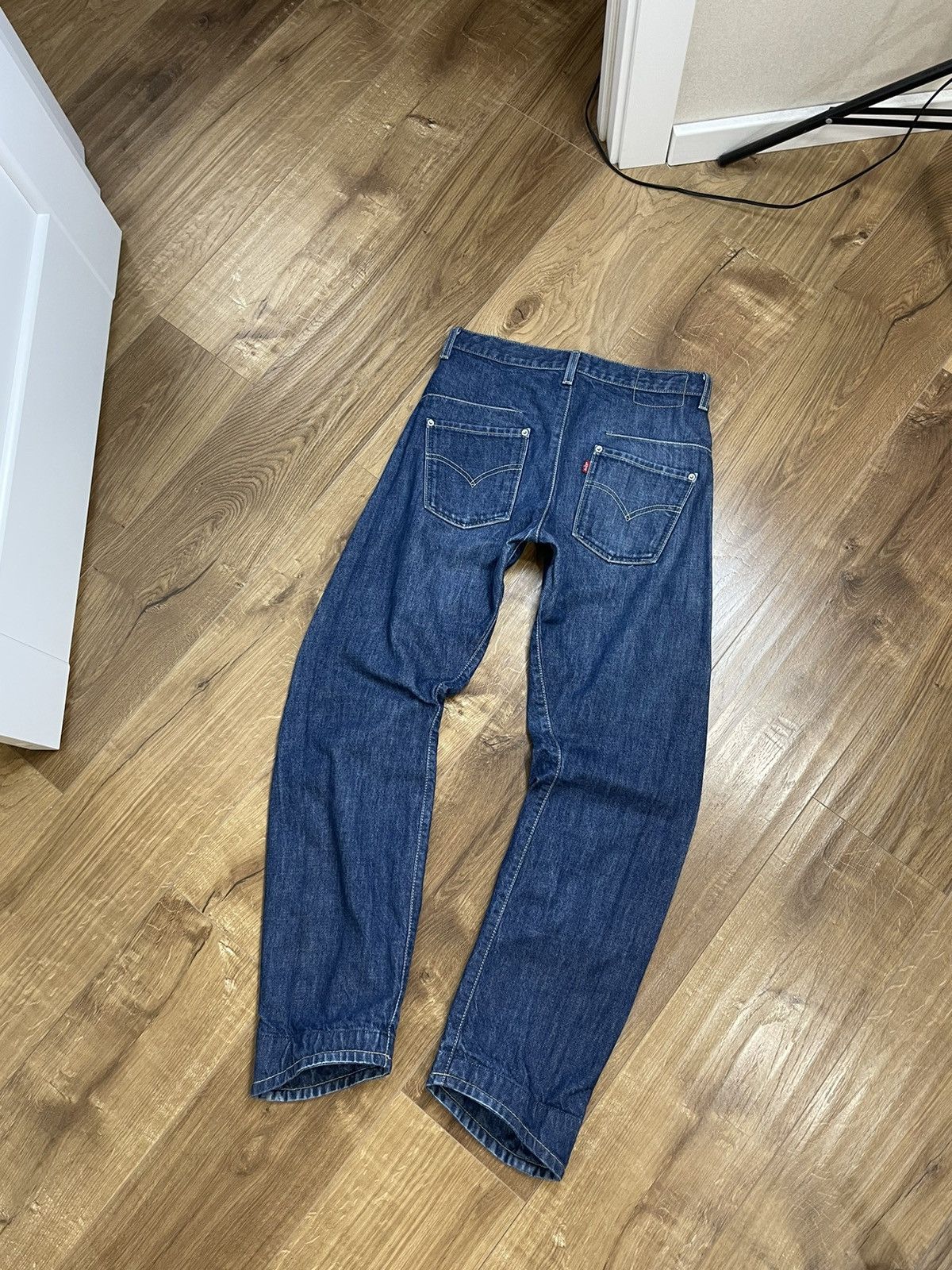 Levi's Vintage Levi’s 835 Blue Denim Straight Cowboy Jeans Pants Size US 30 / EU 46 - 1 Thumbnail