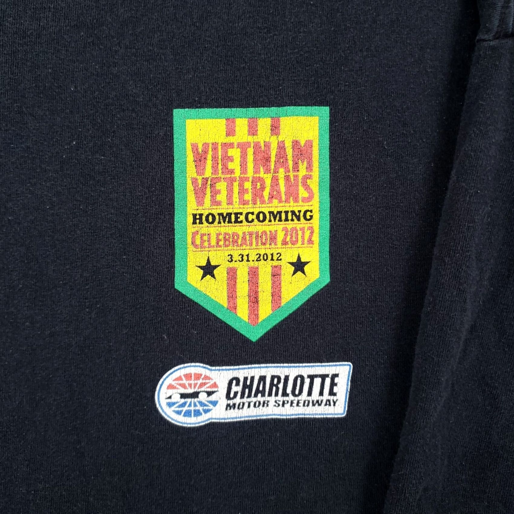 Vintage Vietnam Veterans Shirt XL Black Celebration 2012 America Jensen Size US XL / EU 56 / 4 - 3 Thumbnail