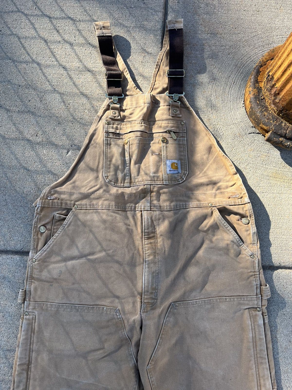 Carhartt RARE VINTAGE 90’S CARHARTT DOUBLE KNEE OVERALLS Size US 44 / EU 60 - 13 Thumbnail