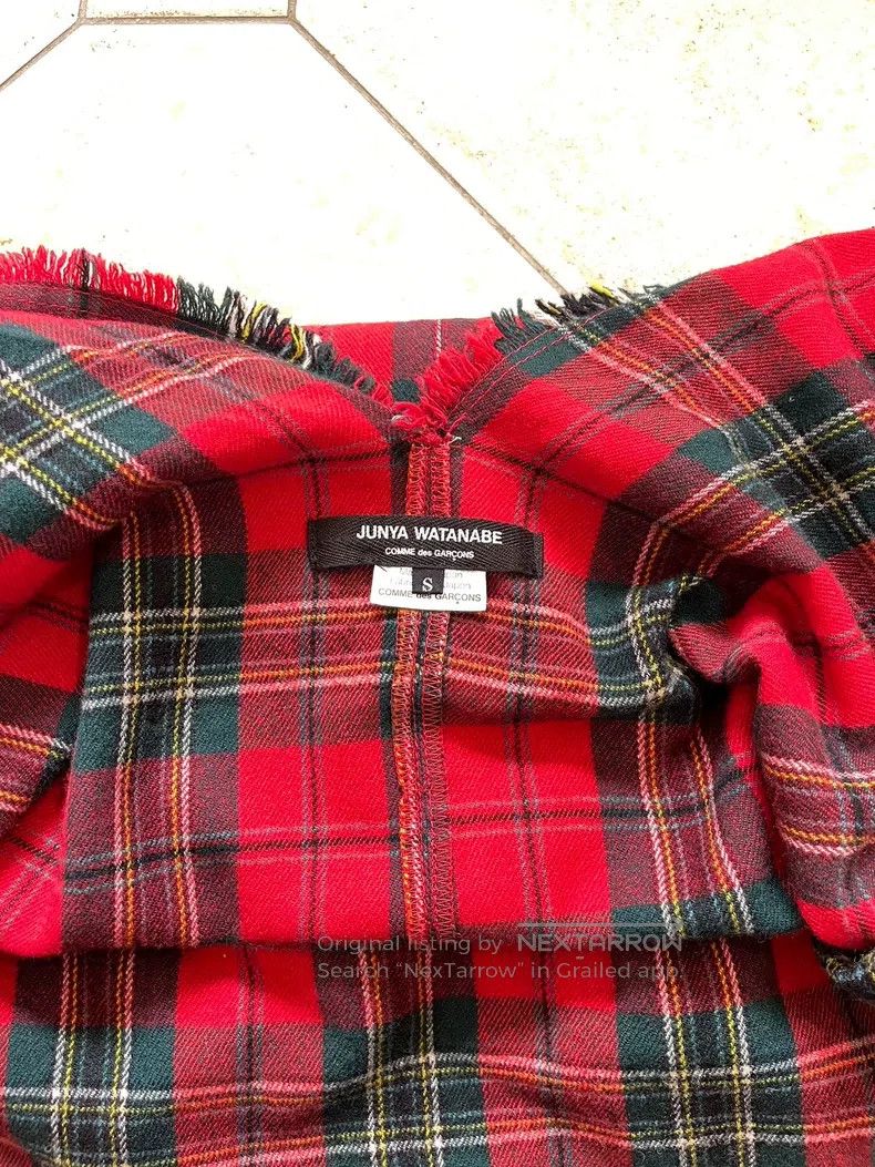 Junya Watanabe Junya Watanabe Scottish Red Cardigan Top Size S / US 4 / IT 40 - 6 Thumbnail