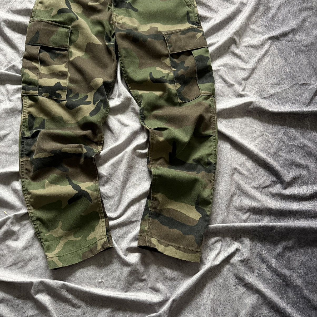 RE/DONE RE/DONE Green Camo Cargo Pants Straight Leg Pocket Pants 28 Size 33" - 7 Thumbnail