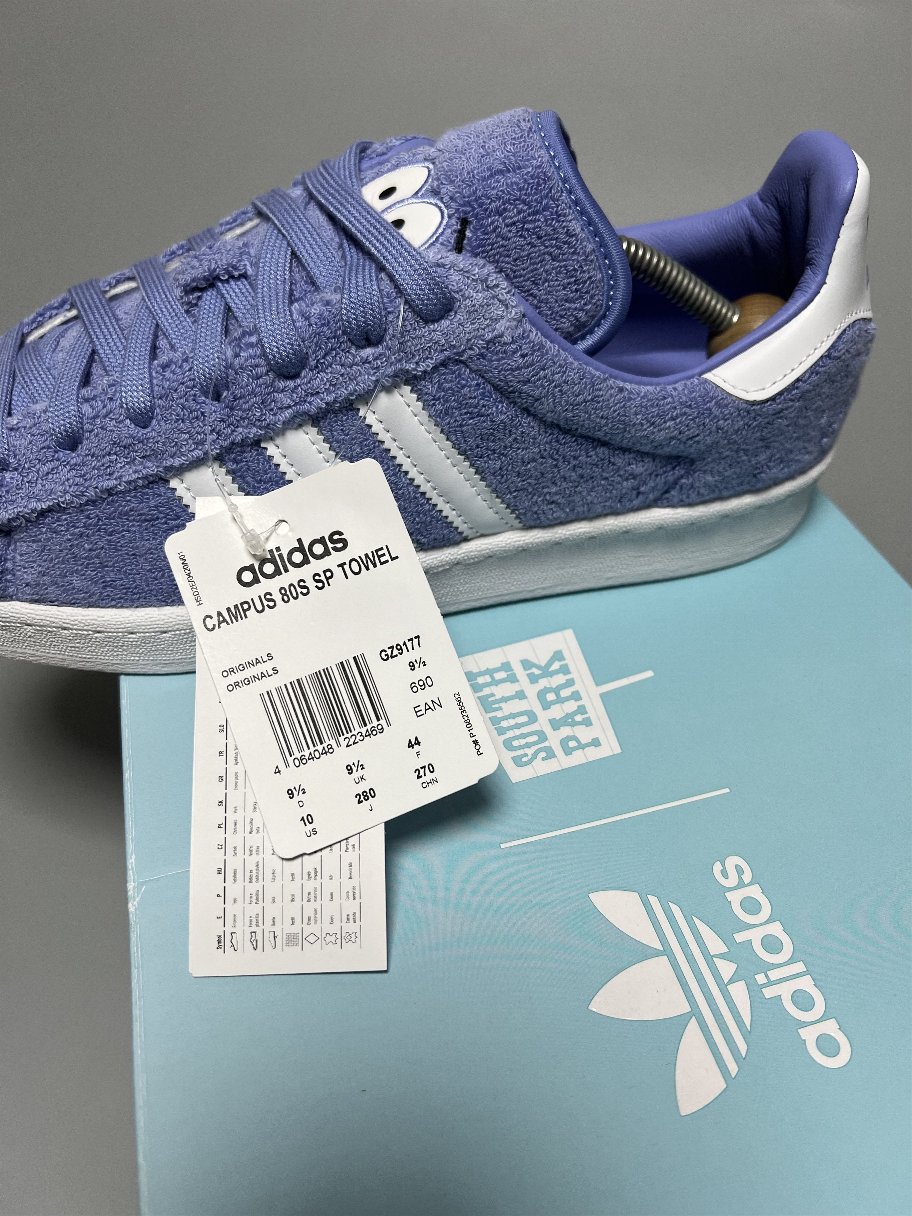 Adidas South Park x adidas Campus 80s TOWELIE Size US 10 / EU 43 - 7 Thumbnail