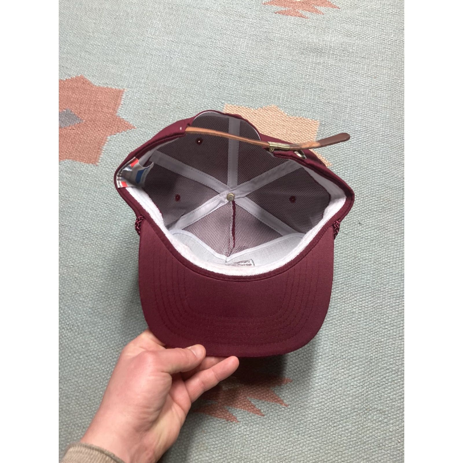 Vintage Vintage Mega Sel Horse Adjustable Red Strapback Hat User: Vintage Mega Sel Horse Adjustable Red Strapback Hat Size ONE SIZE - 6 Thumbnail