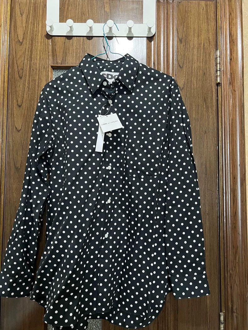 114◆COMME DES GARCONS POLKA DOT SHIRT Comme des Garcons Homme Plus 90s polka dot shirt — JAMES VELORIA