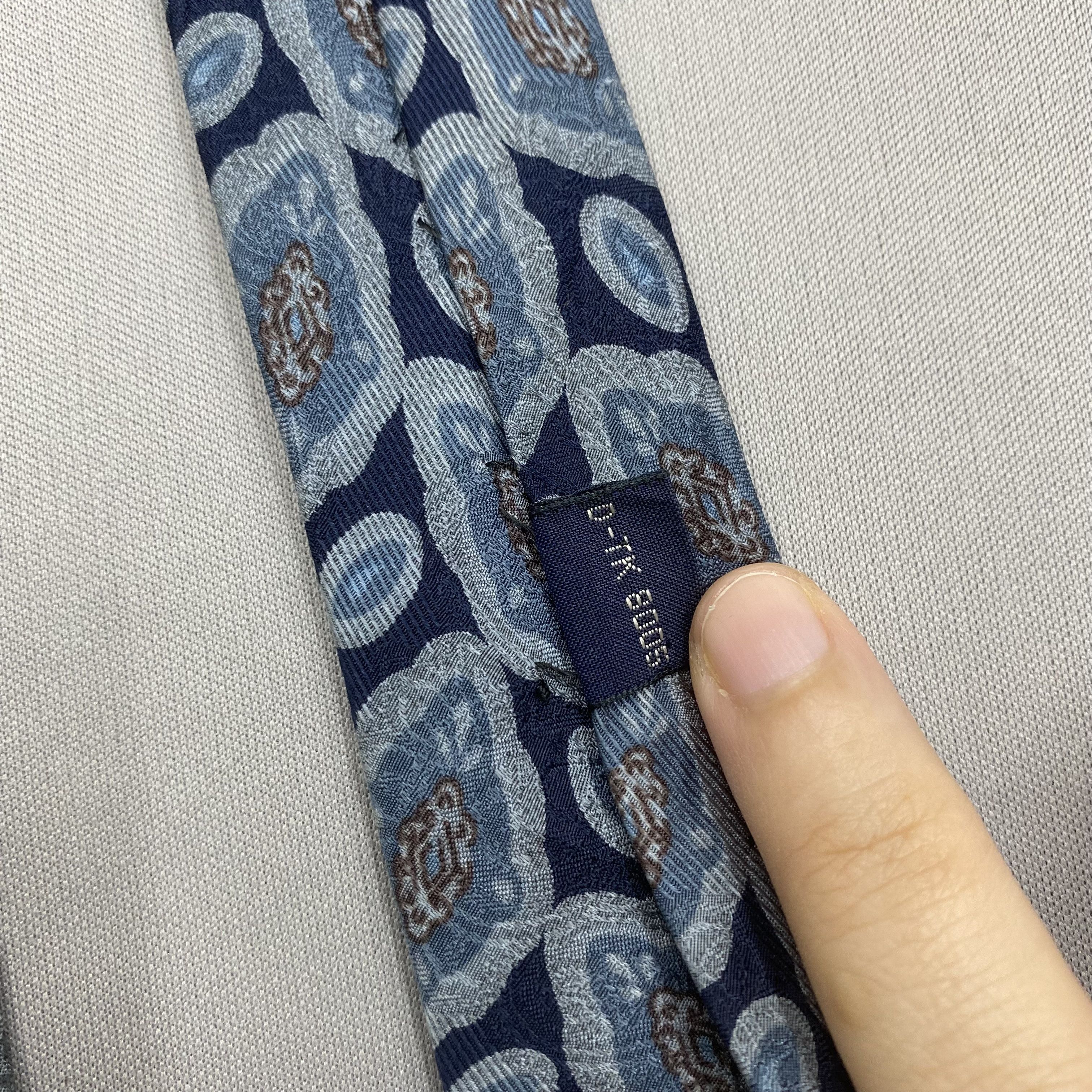 Burberry Vintage Burberry SILK Necktie Cravate Pure Silk Size ONE SIZE - 8 Thumbnail