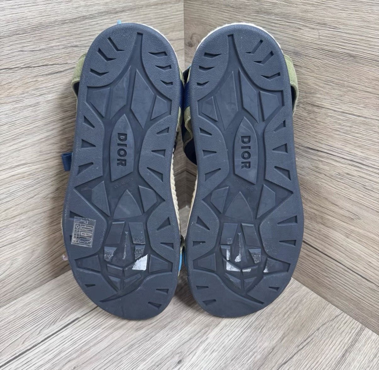 Dior Dior Atlas Black & Green Buckle Sandals J41 Size US 10 / EU 43 - 4 Thumbnail