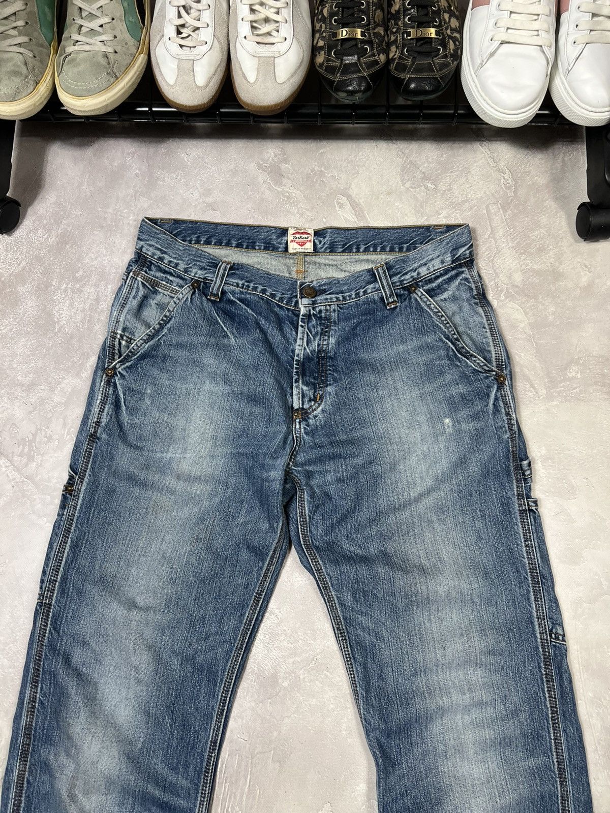 Carhartt Vintage Carhartt Logger Carpenter Distressed Workwear Pants Size US 32 / EU 48 - 9 Thumbnail