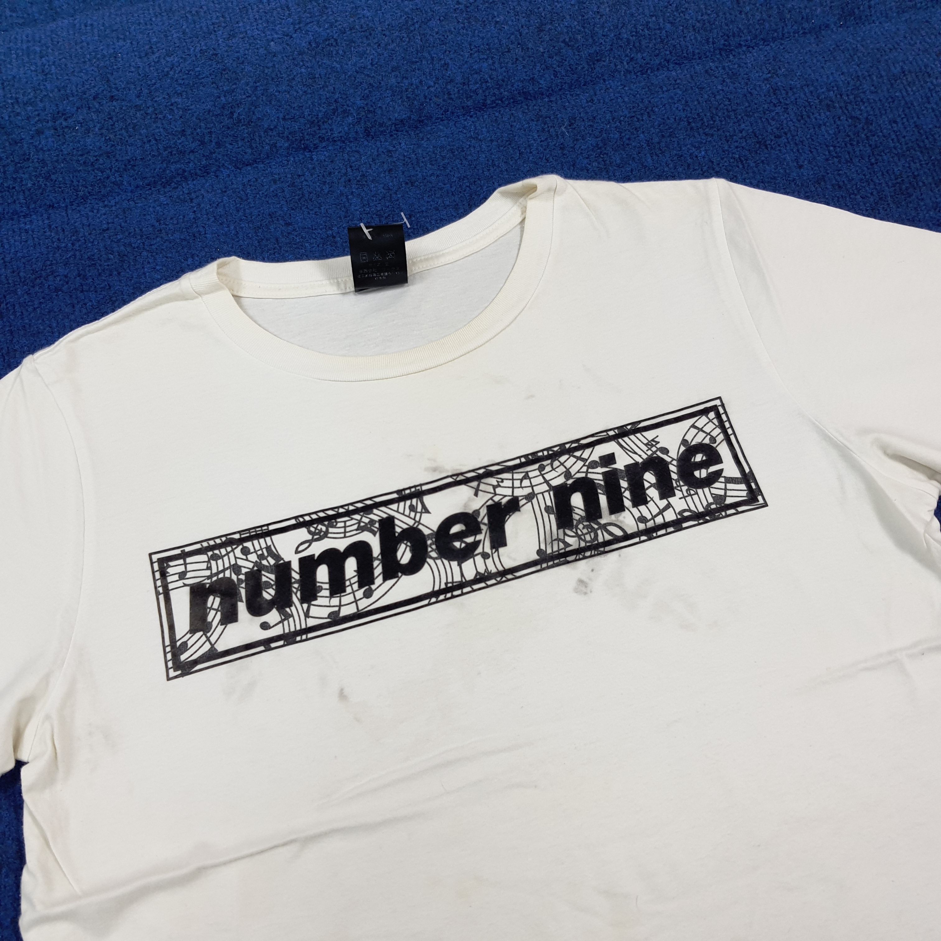 Number (N)ine Vintage Number Nine Japan Box Logo Tshirt C299N8 Size US M / EU 48-50 / 2 - 2 Thumbnail
