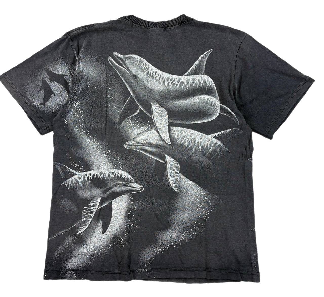 Other Harlequin Nancy 1994 dolphins vintage sunfaded t-shirt Size US XL / EU 56 / 4 - 2 Thumbnail