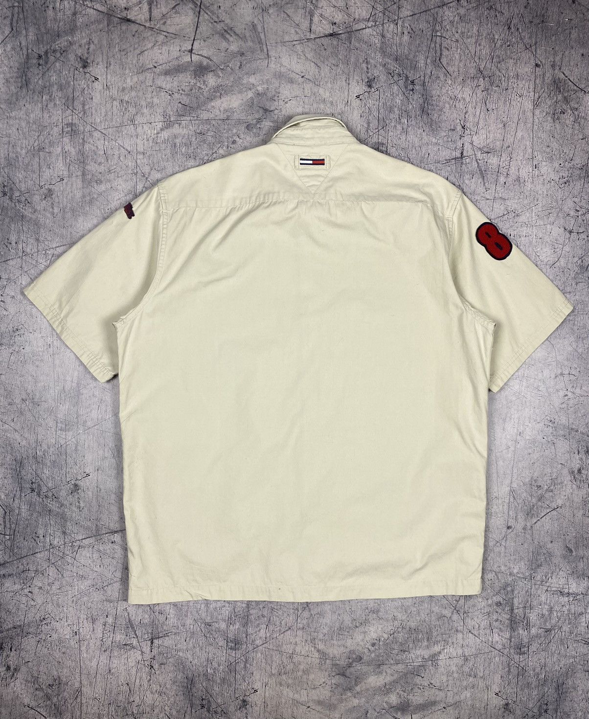 Designer × Tommy Hilfiger × Vintage Vintage Tommy Hilfiger Designer Button Up Shirt Size M Size US M / EU 48-50 / 2 - 12 Thumbnail