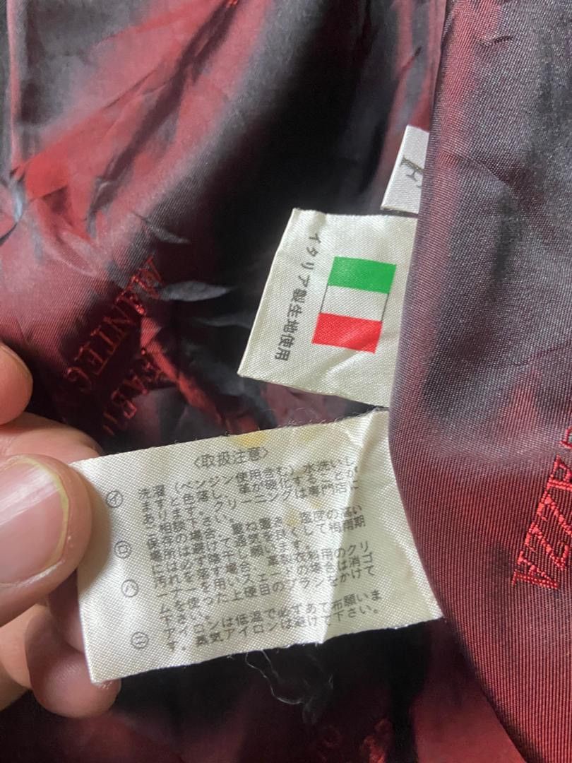 Japanese Brand Fabio Mantegazza Textured Leather Blazer (183) Size US XS / EU 42 / 0 - 3 Thumbnail