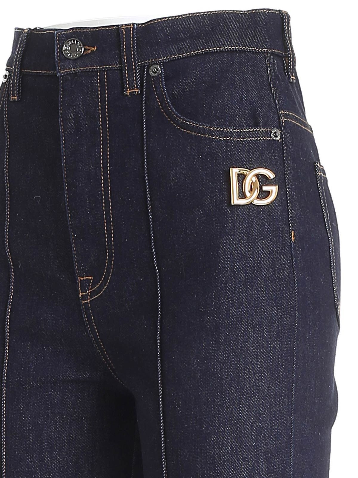 Dolce & Gabbana o1y0825 Denim Pant in Blue Size 26" / US 2 / IT 38 - 3 Thumbnail