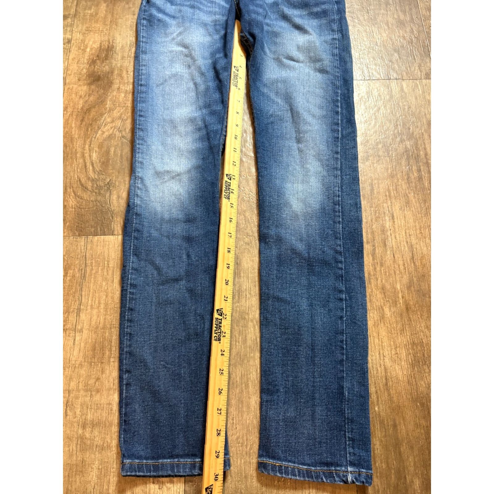 Levi's Levi's 510 W Jeans Womens 31 x 32 Denim Blue 5-Pocket Design Straight Jeans Mens? Size 24" / US 00 / IT 34 - 2 Thumbnail