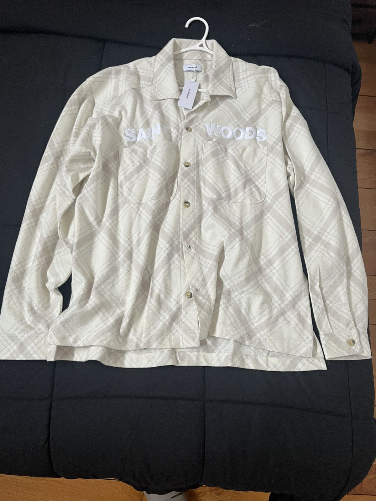 Saintwoods Saintwoods Off-White Unlined | Shirt Size: XL | Orig: $420 Size US XL / EU 56 / 4 - 1 Thumbnail