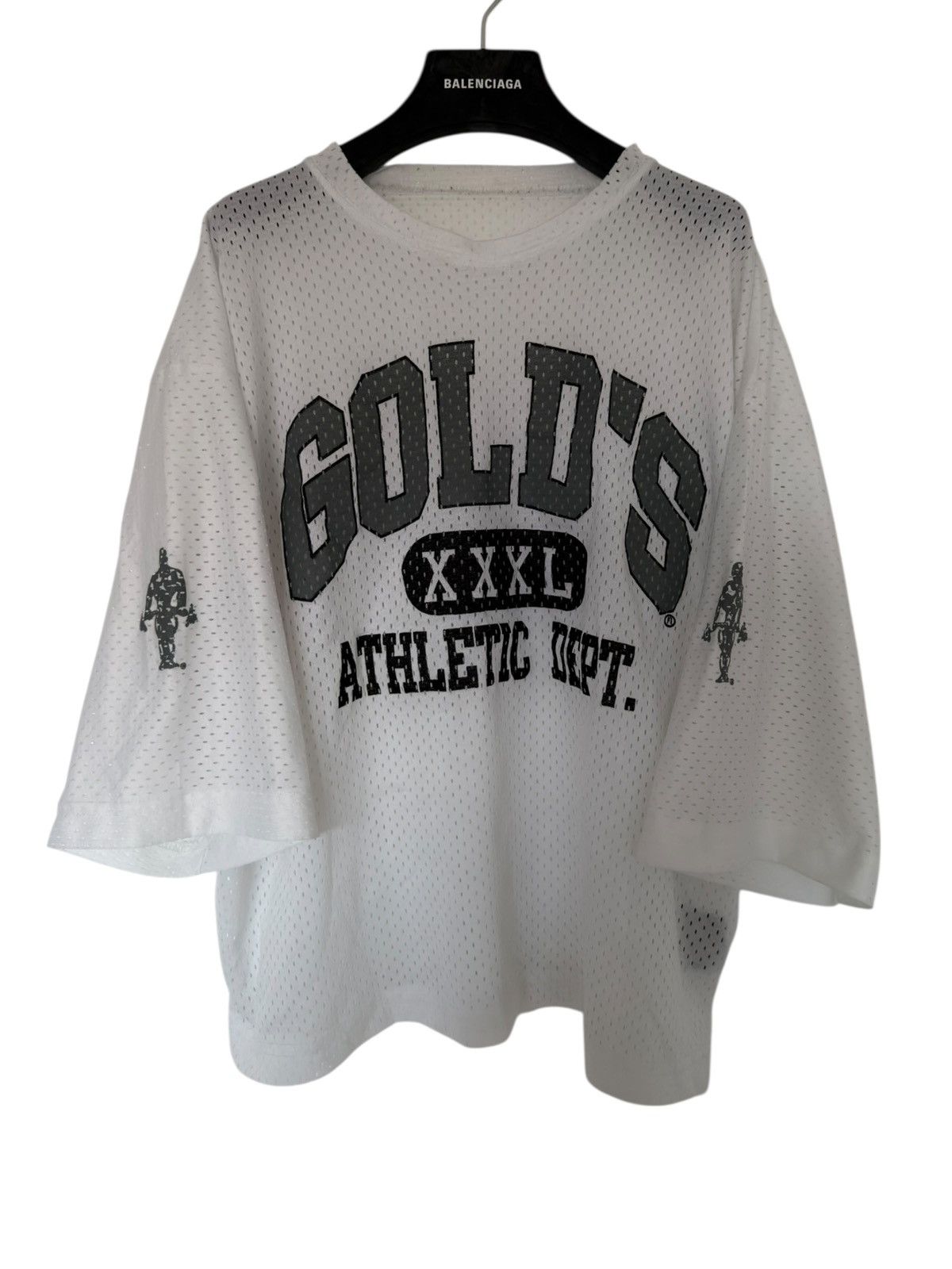 Vintage *RARE* 80s VINTAGE JERSEY SPORT GOLD’S GYM BOXY BODYBUILDING Size US M / EU 48-50 / 2 - 1 Thumbnail