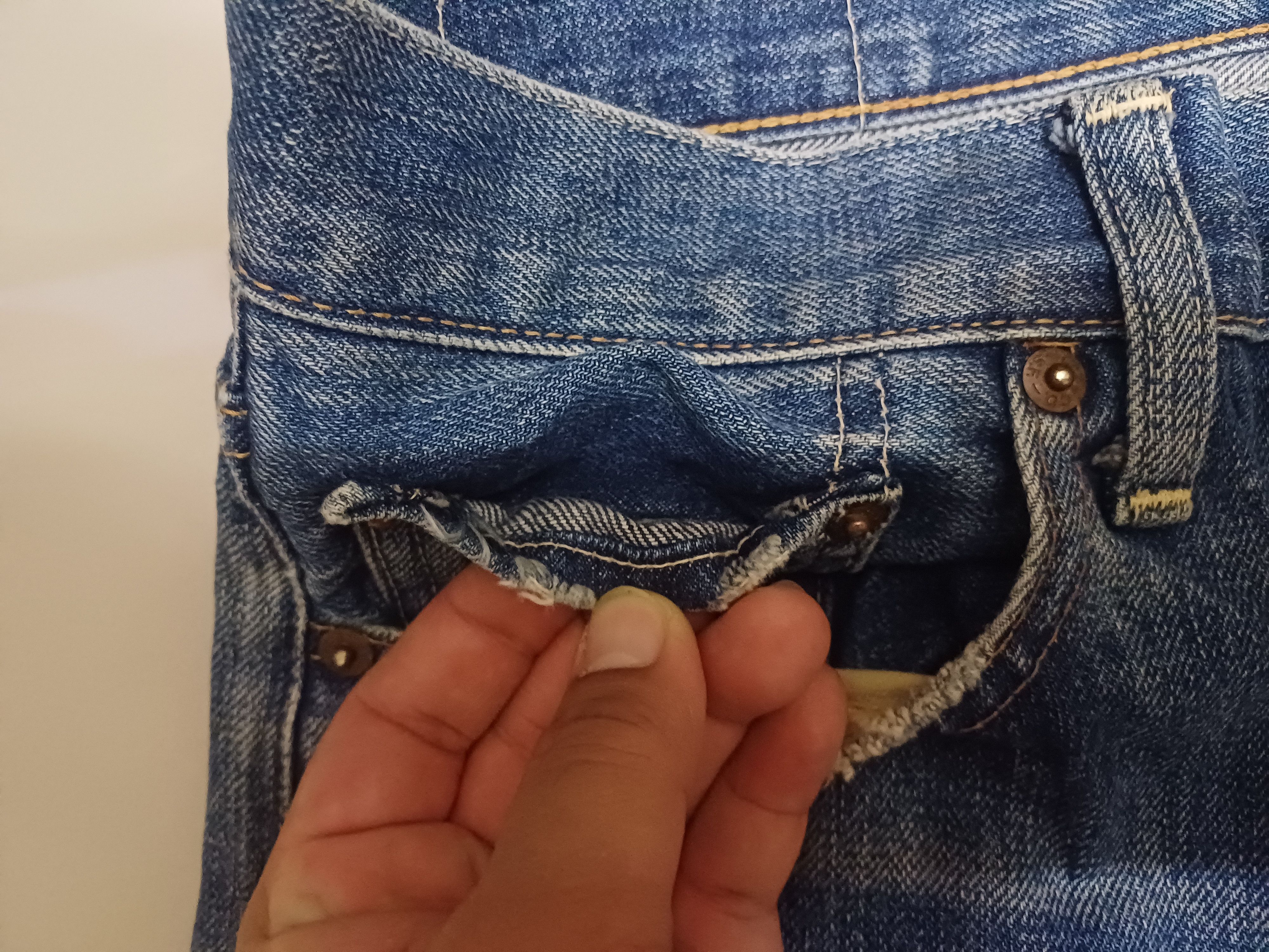 Levi's Made & Crafted × Levi's Vintage Clothing Distressed selvedge jeans... LEVIS 505 Size US 32 / EU 48 - 13 Thumbnail