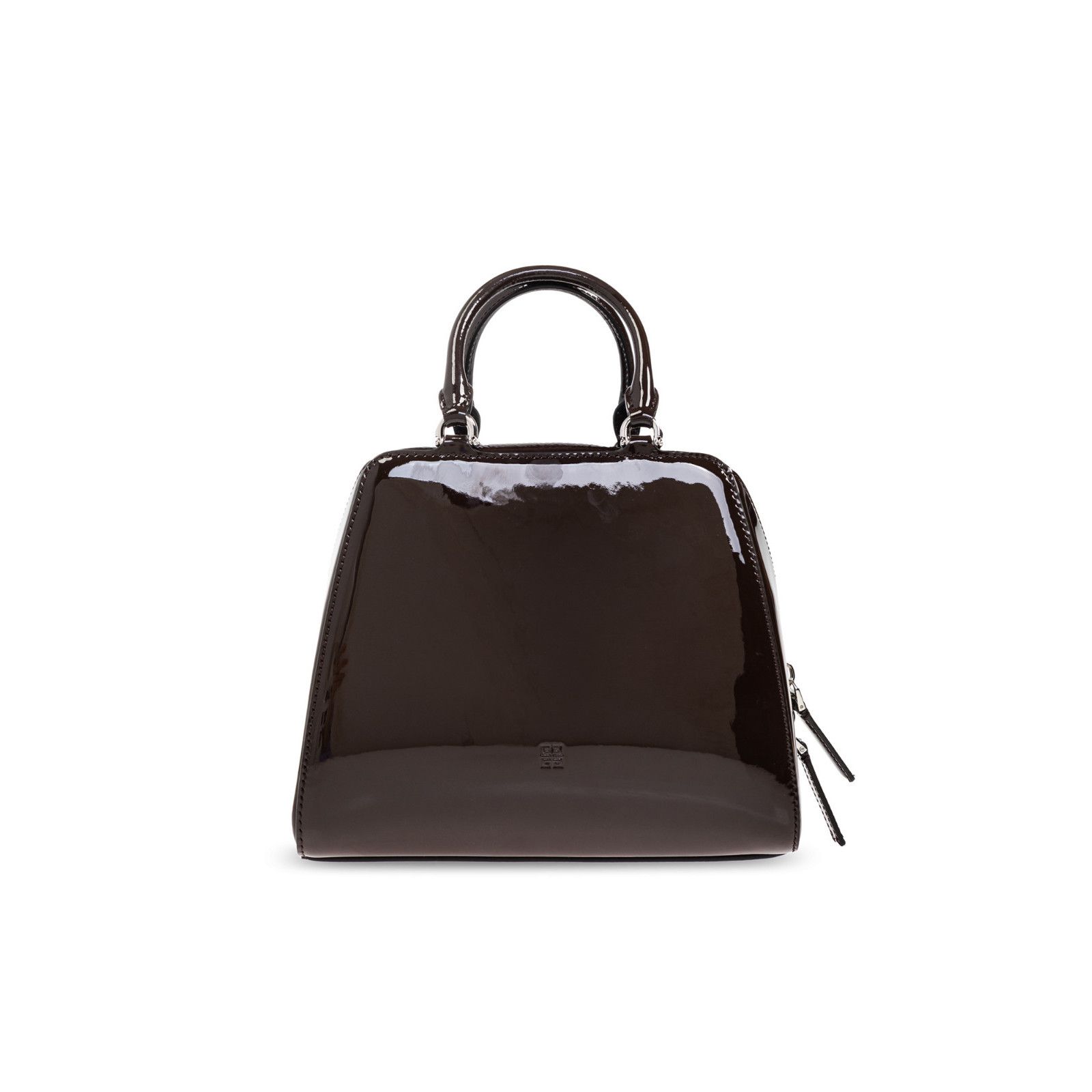Givenchy GIVENCHY Mini Antigona Cube brwon Shiny Leather Handbag New Size ONE SIZE - 2 Thumbnail