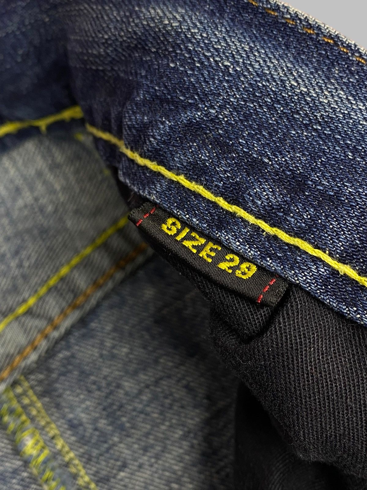 Evisu Vintage Evisu Patchwork Y2k Japanese Blue Washed Denim Jeans Size US 29 - 22 Thumbnail