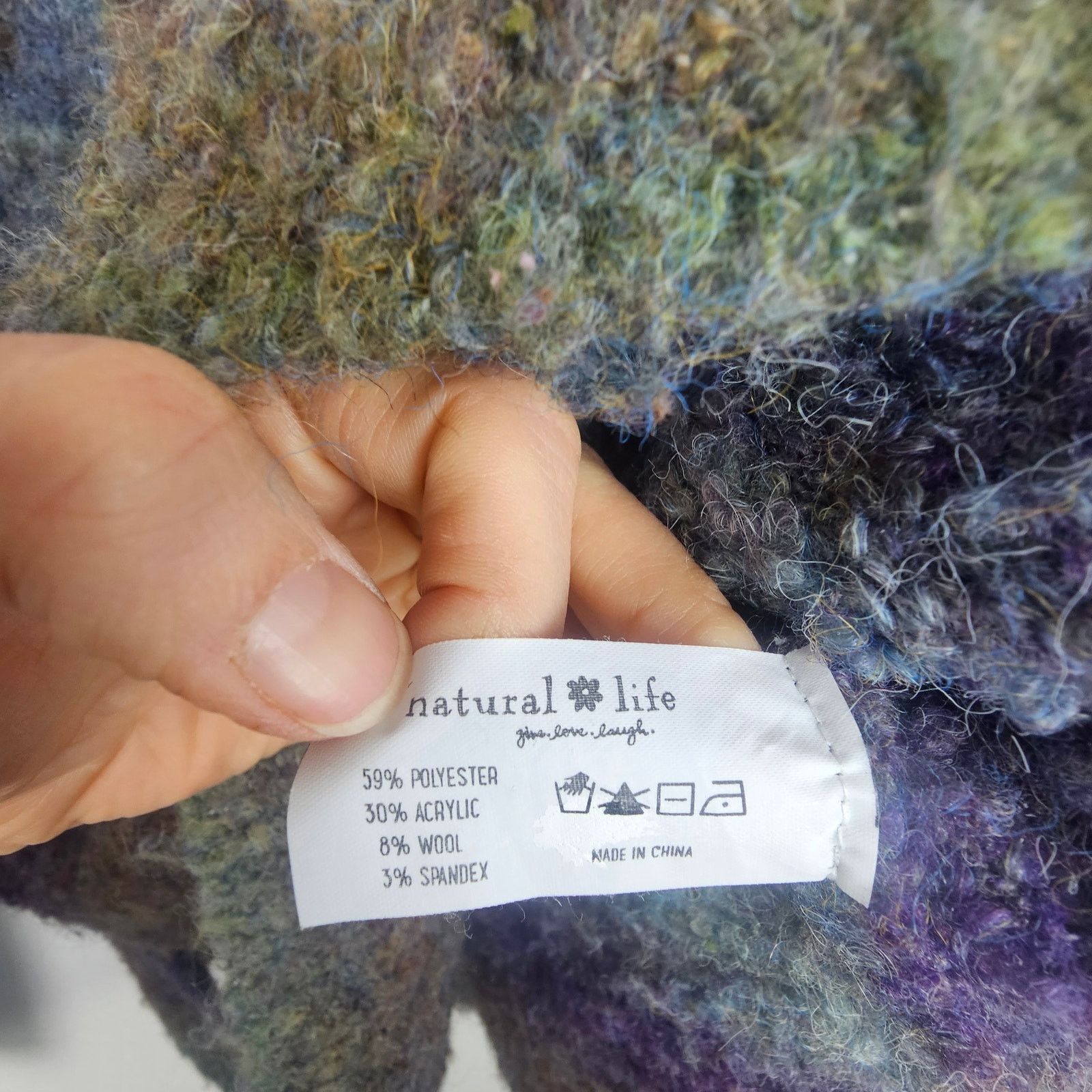 Natural Issue Natural Life Earthy V-Neck Sweater Granola Girl Forest Fairy Size L / US 10 / IT 46 - 7 Thumbnail