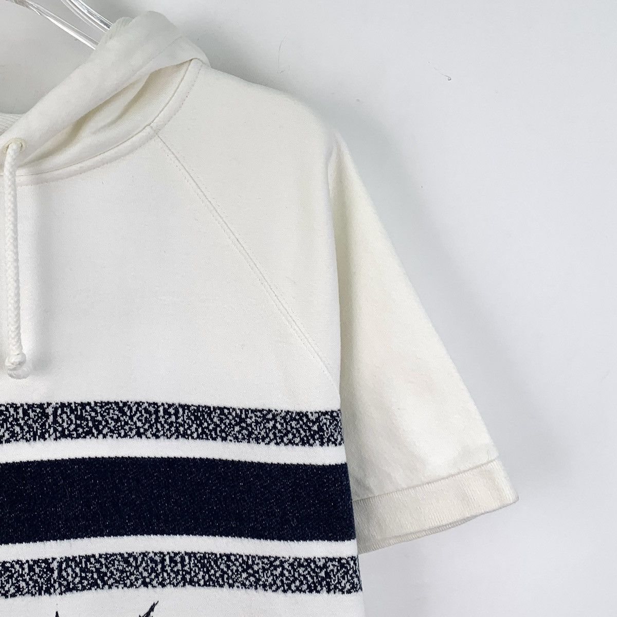 Dior Dior White Jungle Print Cotton Hooded Drawstring Sweatshirt Size M / US 6-8 / IT 42-44 - 4 Thumbnail