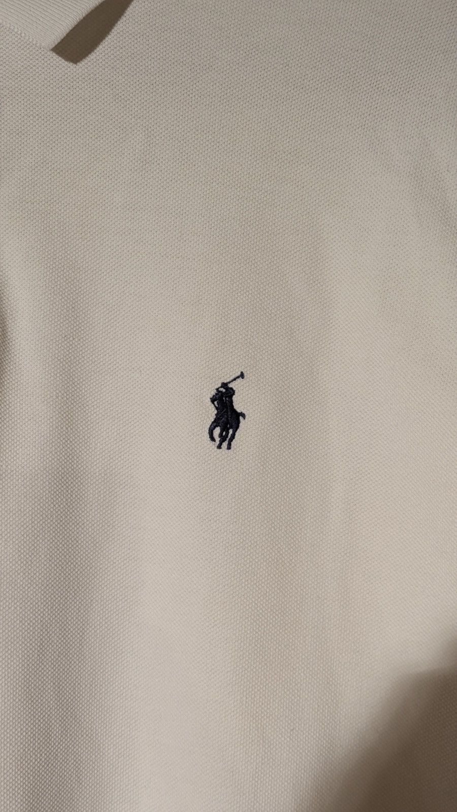 Polo Ralph Lauren 👕 Polo Ralph Lauren Long Sleeve Polo Shirt – Cream (Size XL) Size US XL / EU 56 / 4 - 5 Thumbnail